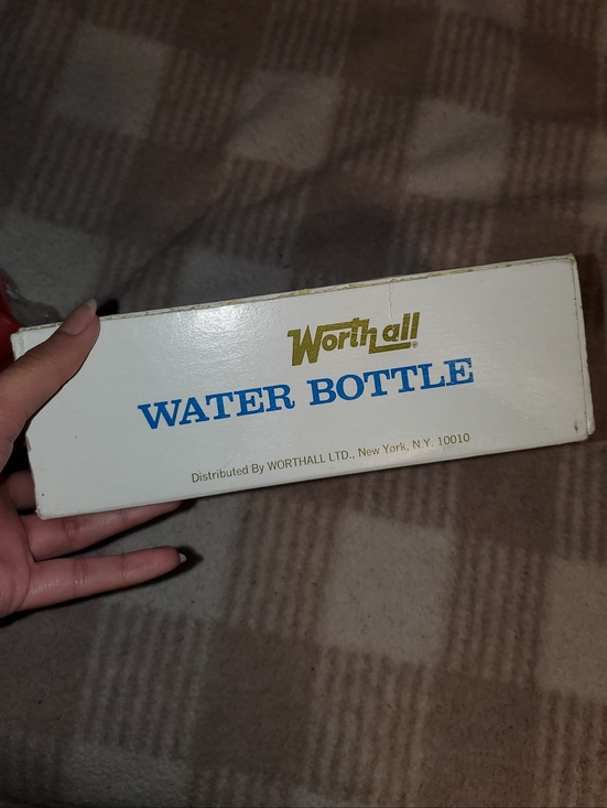 NIB Vintage Worthall Classic Red Hot Water Bottle Sealed Collectible - Picture 10 of 12